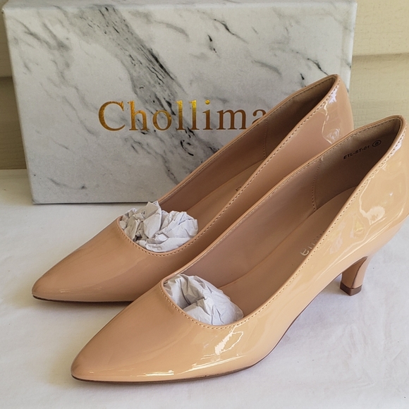 Chollima Shoes - 🆕️Chollima Women's Low Heel Pointed Toe Classic Pumps Shoes